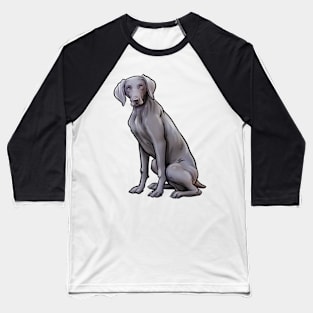 Weimaraner Dog Baseball T-Shirt